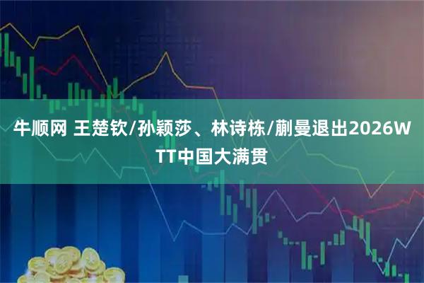 牛顺网 王楚钦/孙颖莎、林诗栋/蒯曼退出2026WTT中国大满贯